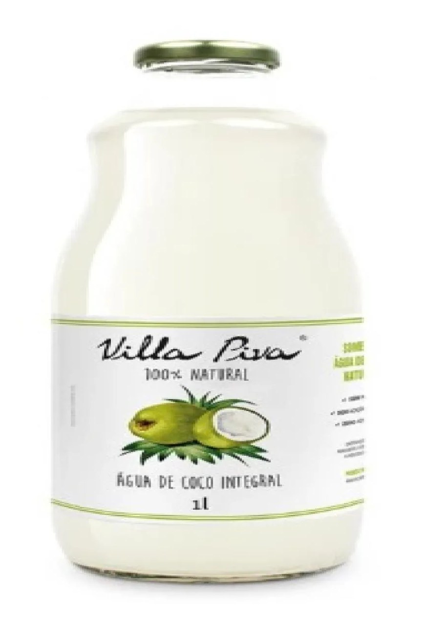 Água de coco natural villa piva 1l