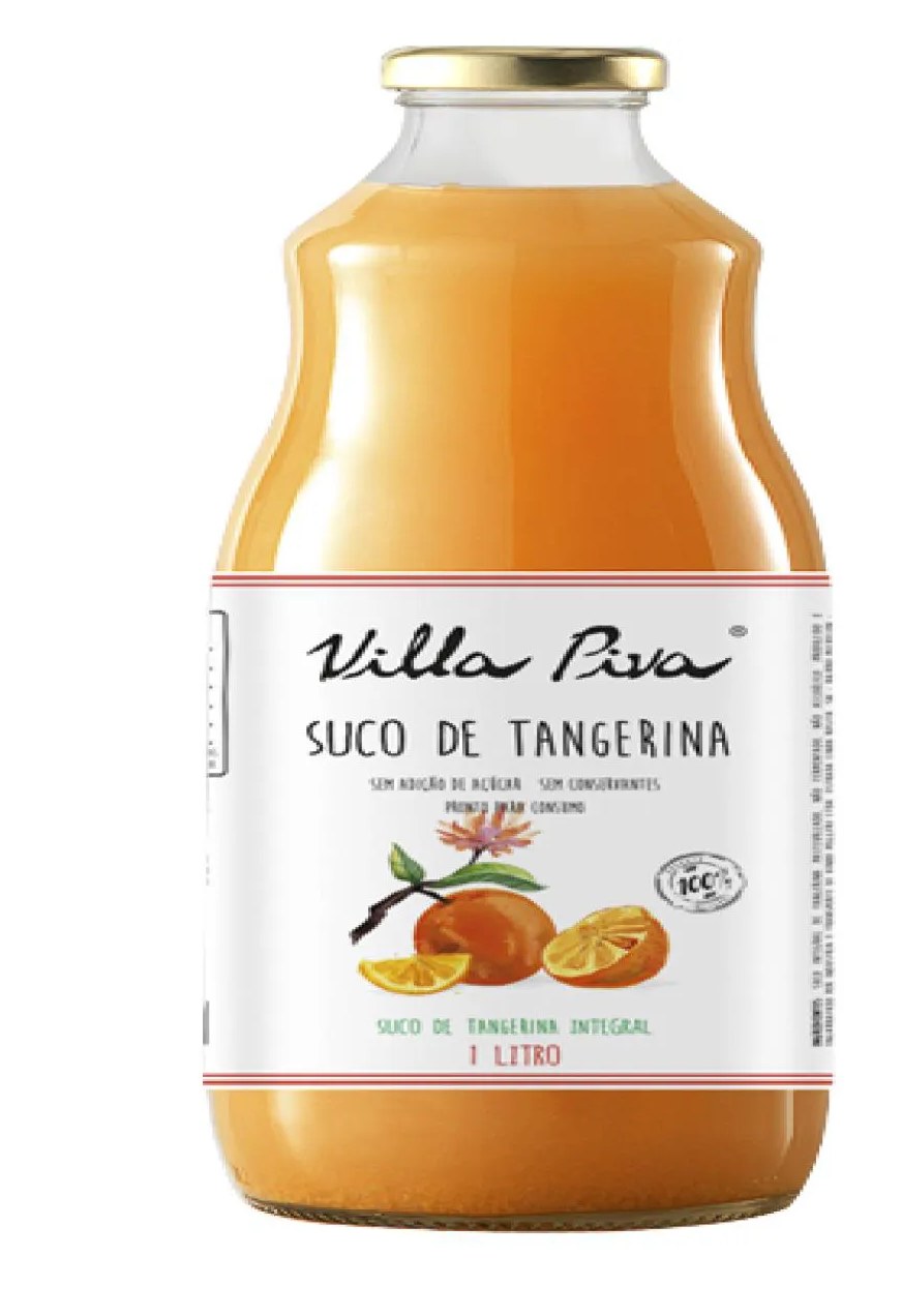 Suco de Tangerina Integral Sem Açúcar Villa Piva 1l