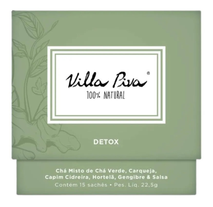 Chá Misto Detox Villa Piva 15 Sachês