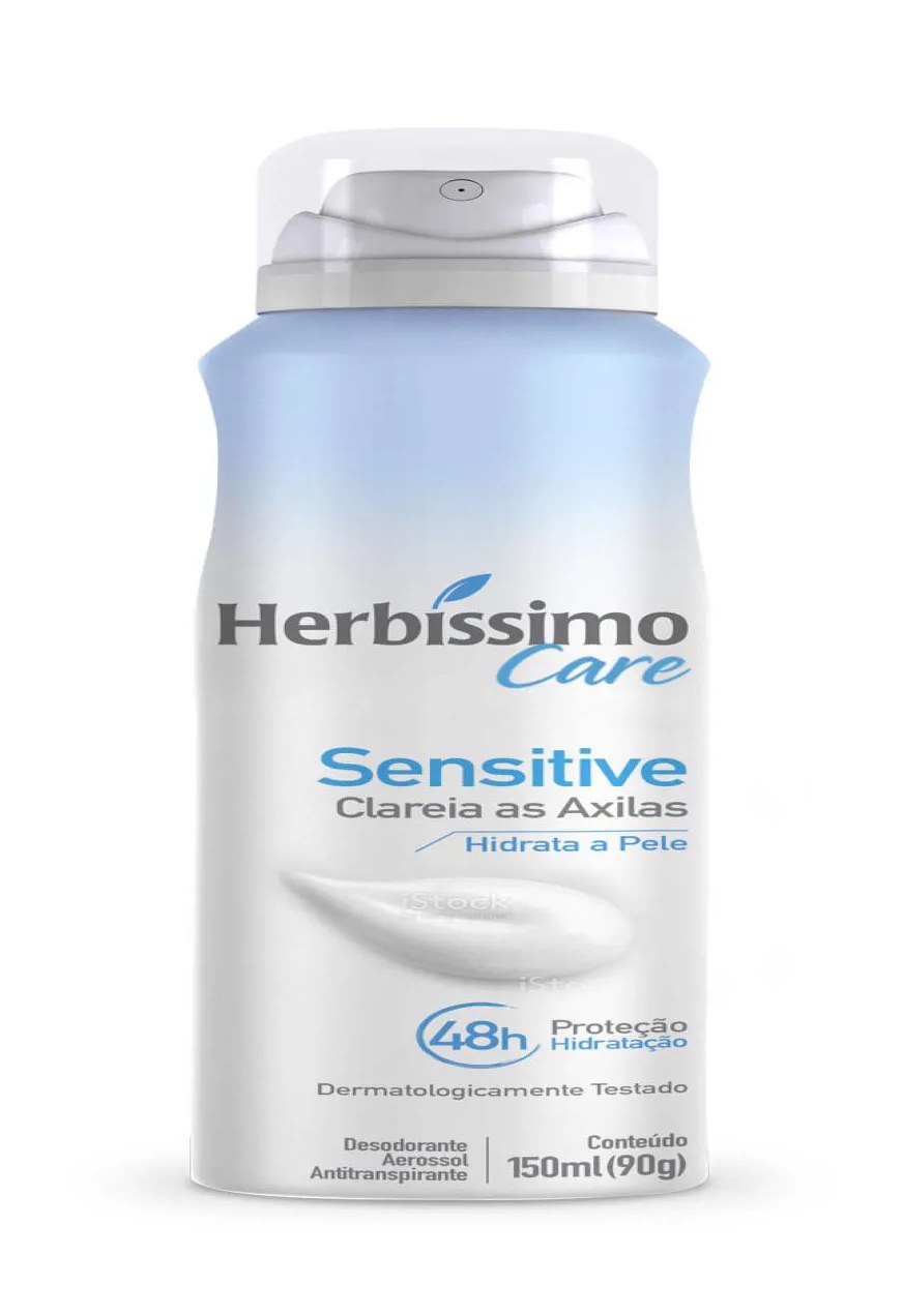Desodorante Aerossol Antitranspirante Herbissimo Care Sensitive