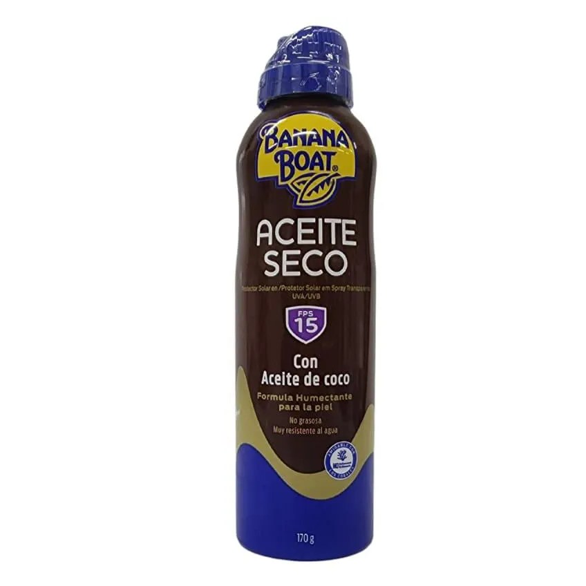 Banana Boat Bronzeador Oleo Protetor Solar Spray Fps15 170g