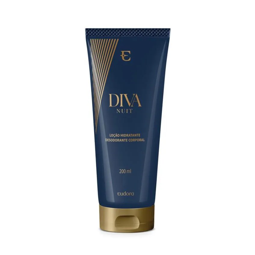 Eudora Diva Nuit Locao Hidratante Desodorante Corporal 200ml