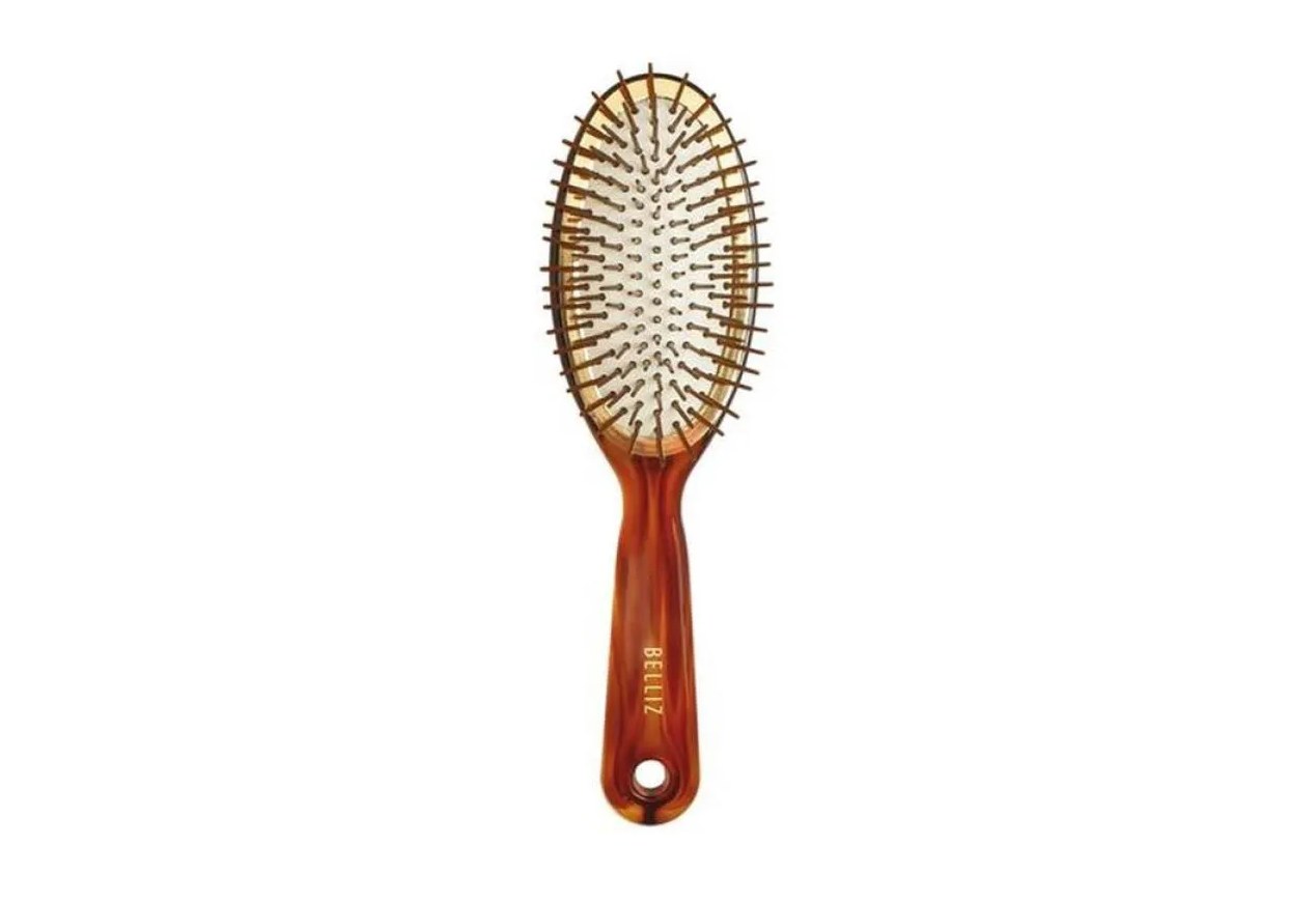 Belliz Escova Oval Grande Tartaruga Cod 158