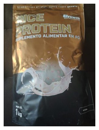 Growth Supplements Rice Protein - Proteína de Arroz (Suplemento Alimentar em Pó)