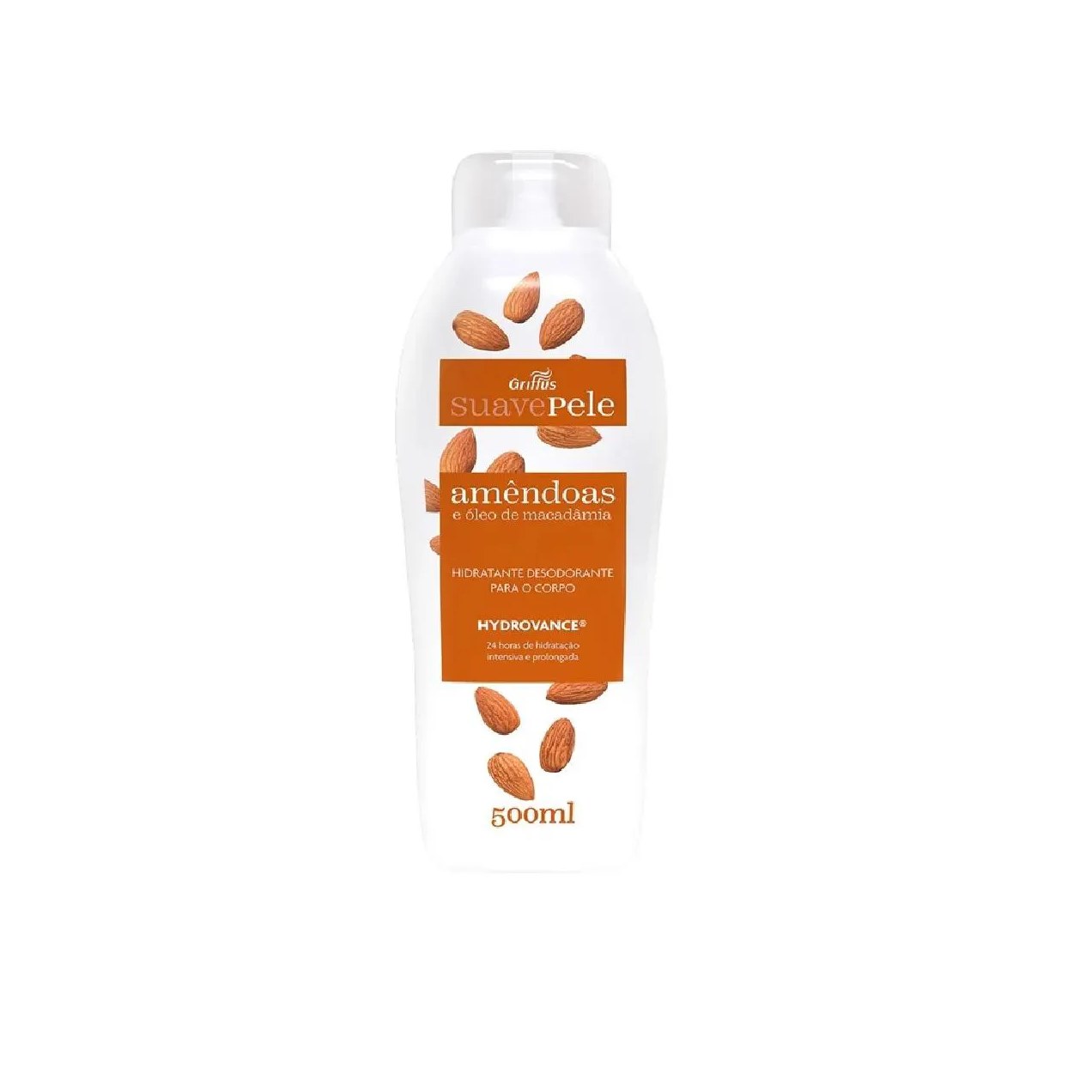 Hidratante Corporal Amêndoas e Óleo de Macadâmia Suave Pele Griffus 500ml
