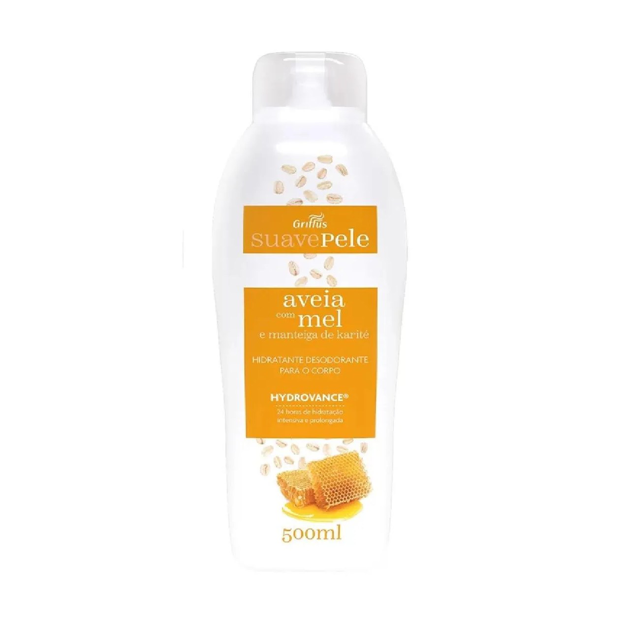 Hidratante Corporal Aveia com Mel e Manteiga de Karité Suave Pele Griffus 500ml