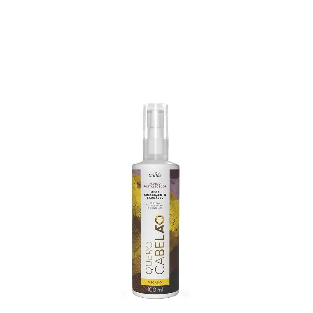 Fluído Fortalecedor Mega Crescimento Saudável Quero Cabelão Griffus 100ml