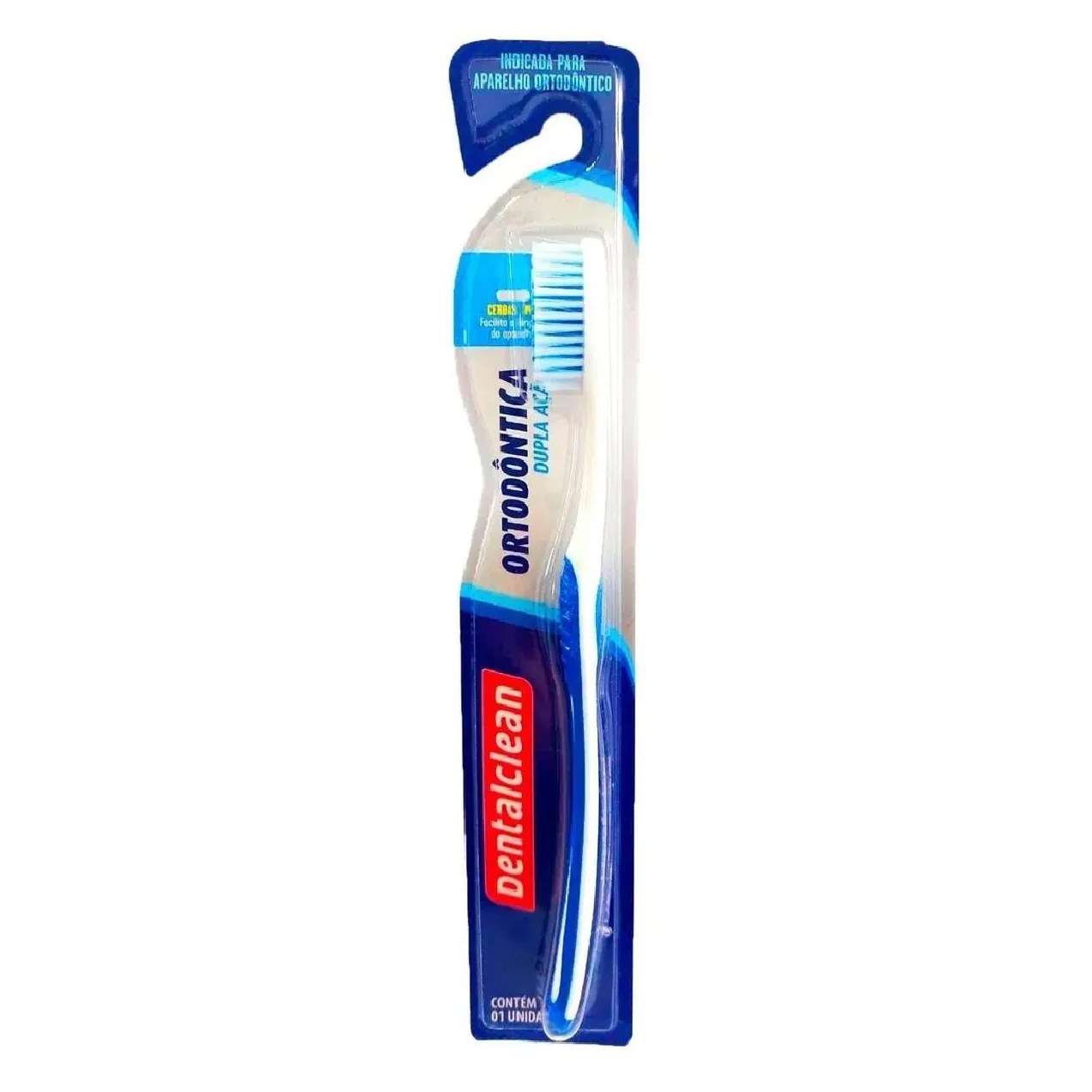 Escova de Dente Ortodôntica Dupla Ação Dentalclean