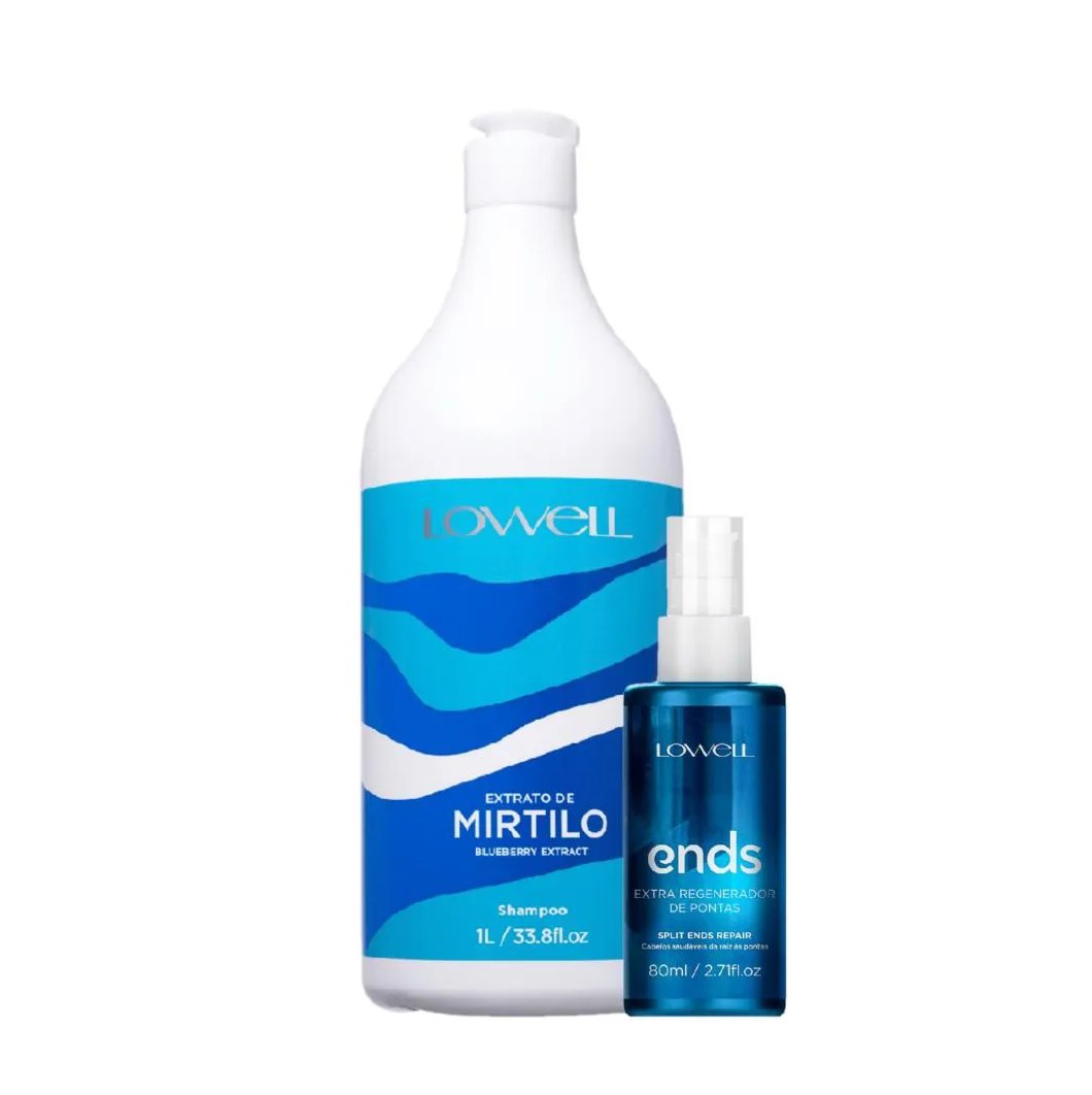 Kit Lowell Extrato de Mirtilo Salon Limpeza Regeneradora (2 Produtos)