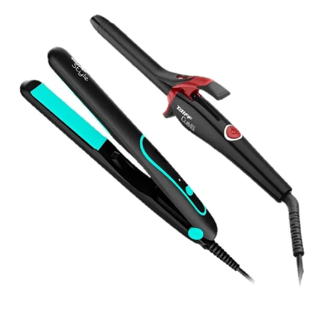 Taiff Style Chapinha 210ºc Bivolt e Modelador Curves 3/4 Bivolt