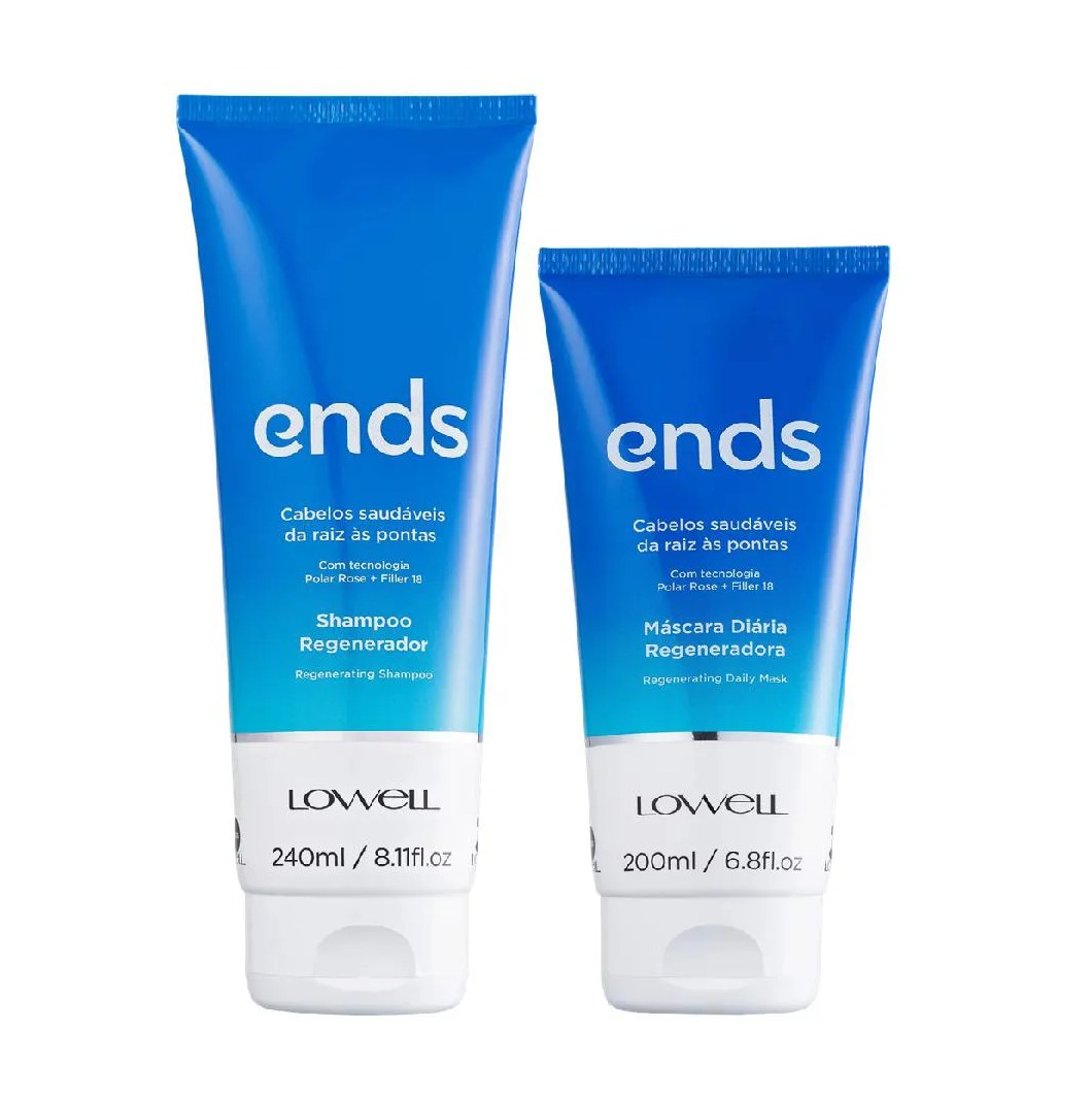 Kit Lowell Ends Shampoo Máscara (2 produtos)