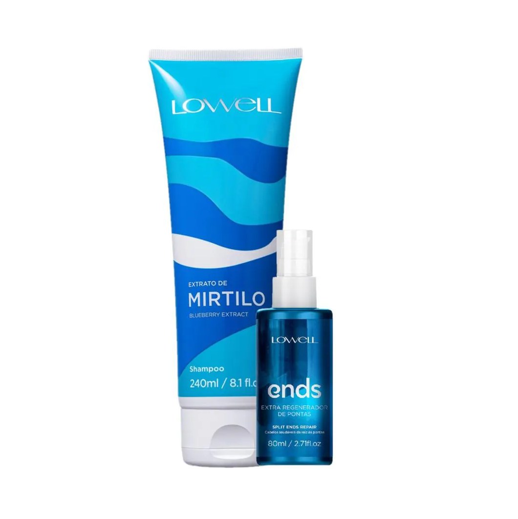 Kit Lowell Extrato de Mirtilo Limpeza Regeneradora (2 Produtos)