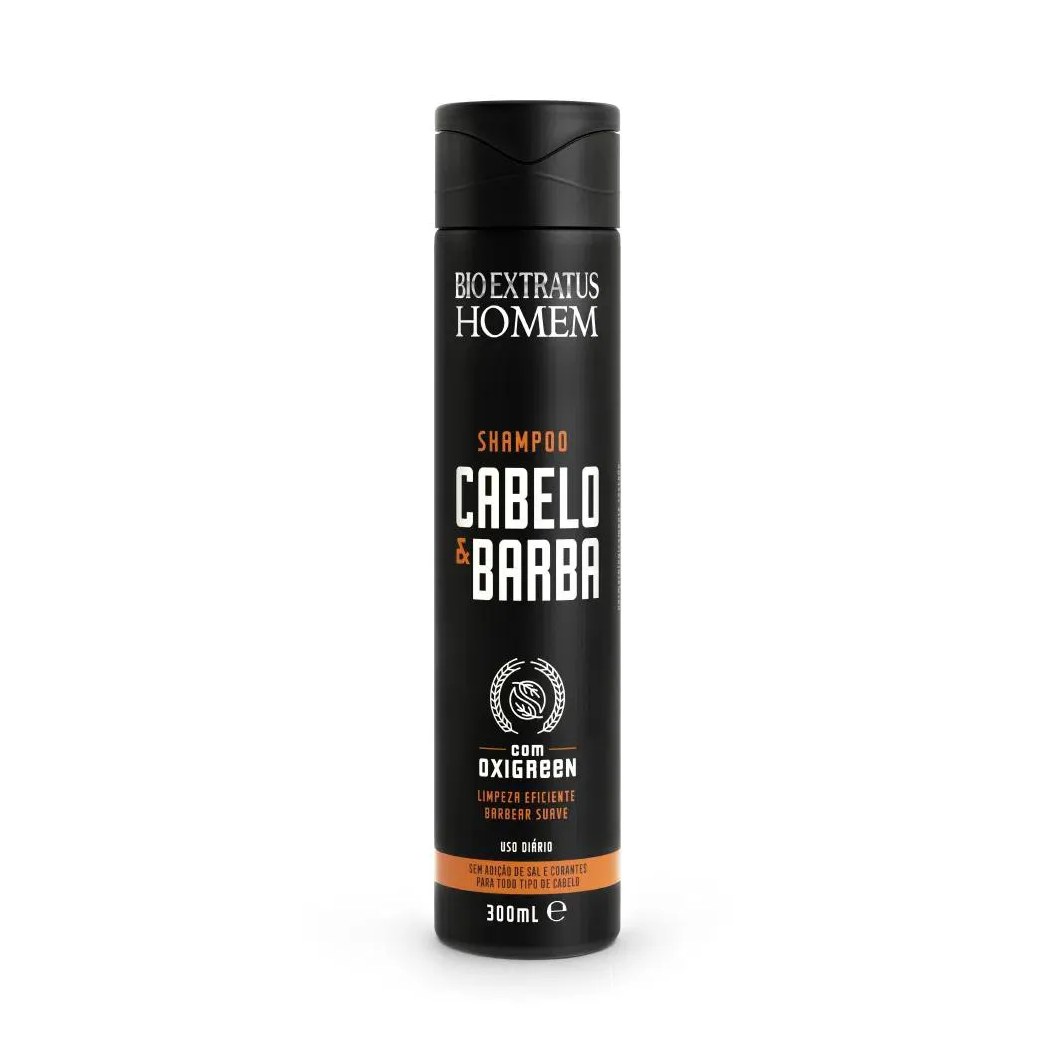 Bio Extratus Homem Cabelo e Barba - Shampoo 300ml