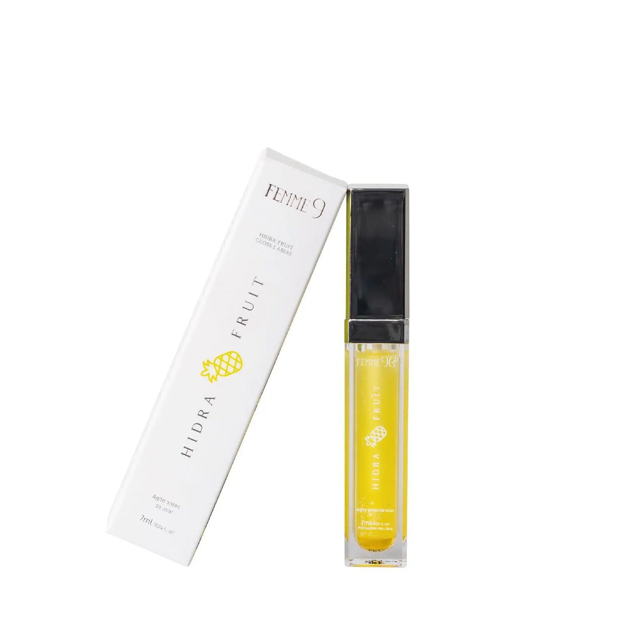 Femme9 Hidra Fruit Abacaxi - Gloss Labial 7g