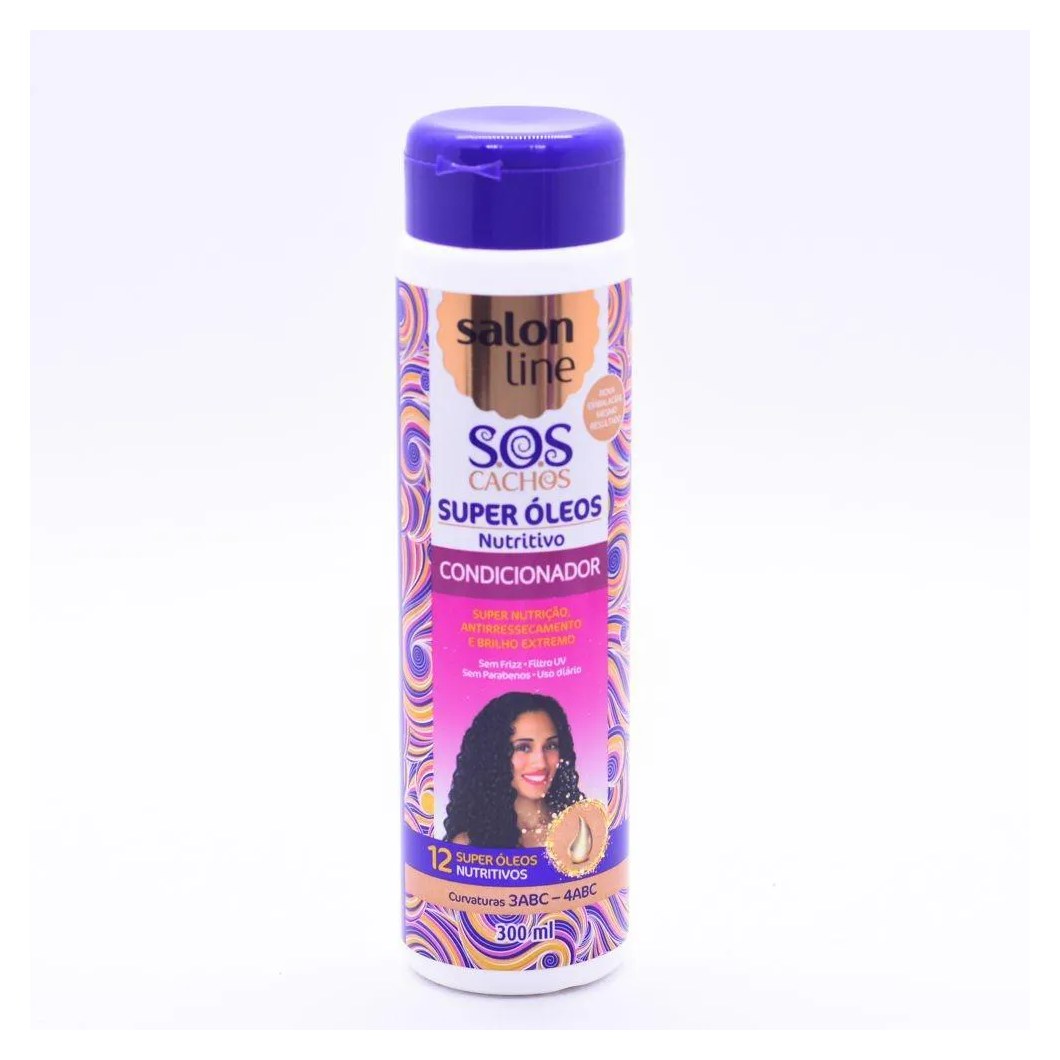 Condicionador Super Oleos Nutrivo S.o.s Cachos 300ml