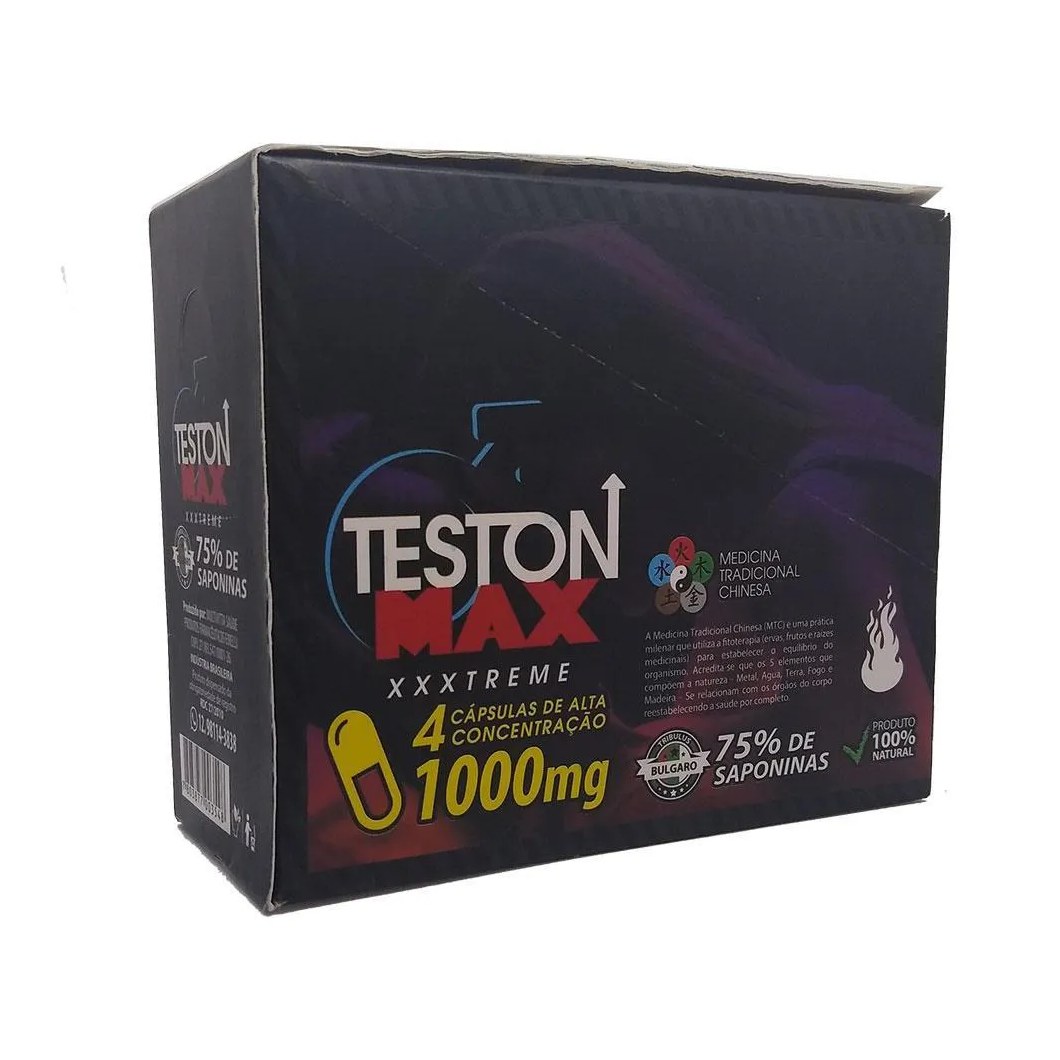 Teston Max Homem 48 cápsulas
