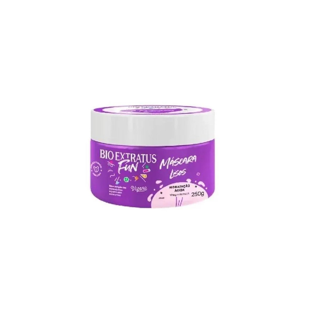 Mascara Bio Extratus Fun Lisos Hidratacao Acida 250g