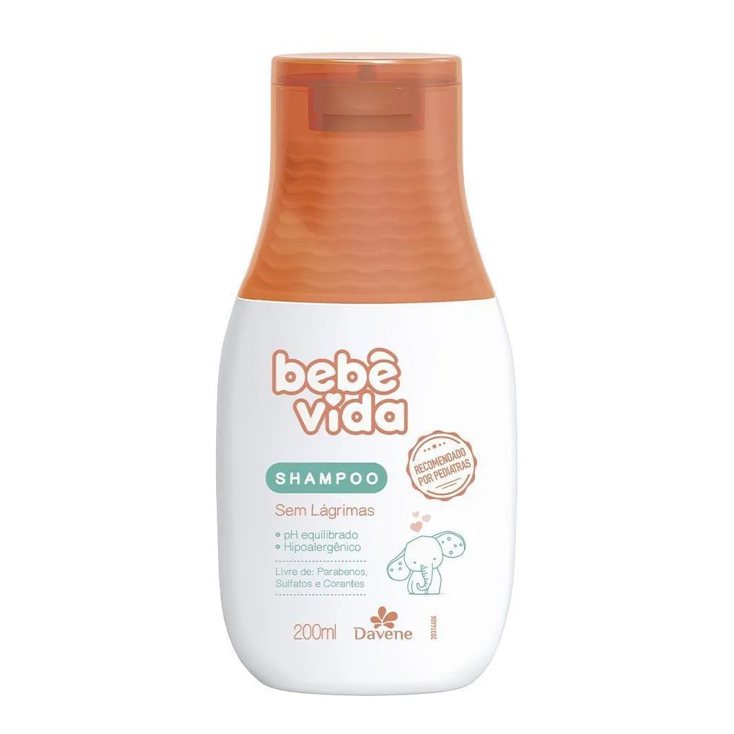 Shampoo Davene Bebê Vida sem Lágrimas 200ml