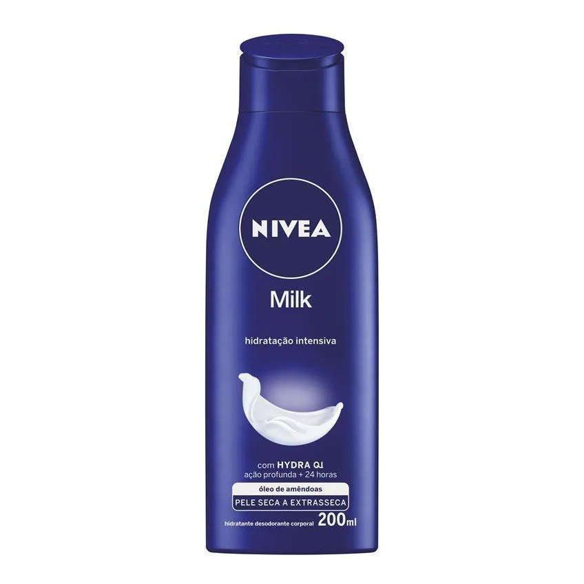 Locao Hidratante Nivea Body 200ml Milk (pele Extra Seca)