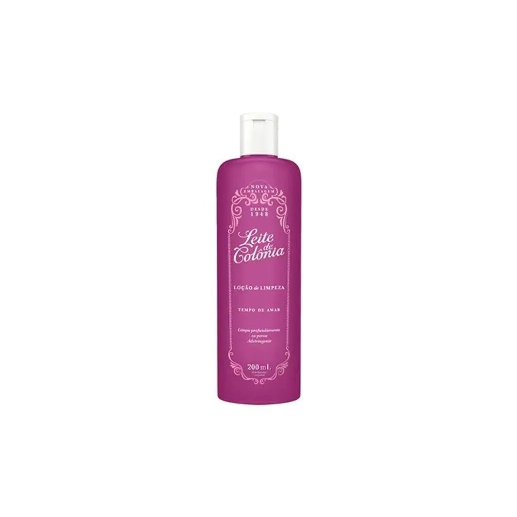 Leite de Colonia 200ml Tempo de Amar (pink)
