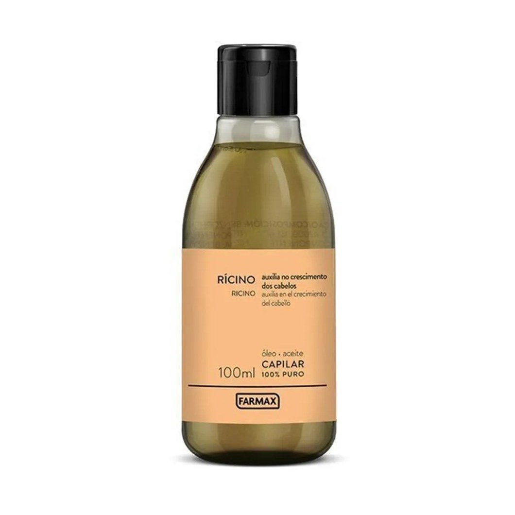 Oleo de Ricino de Uso Capilar 100 Ml Farmax Puro