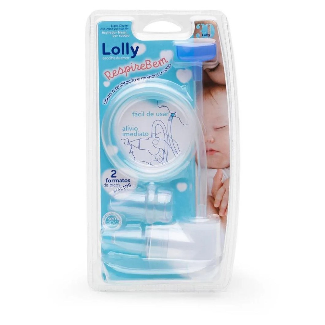 Aspirador Nasal Lolly Succao Respirebem Ref.: 7173-01