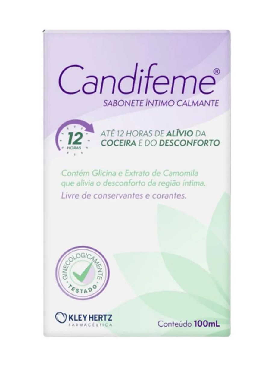 Candifeme Sabonete Intimo Calmante 100ml Kley Hertz