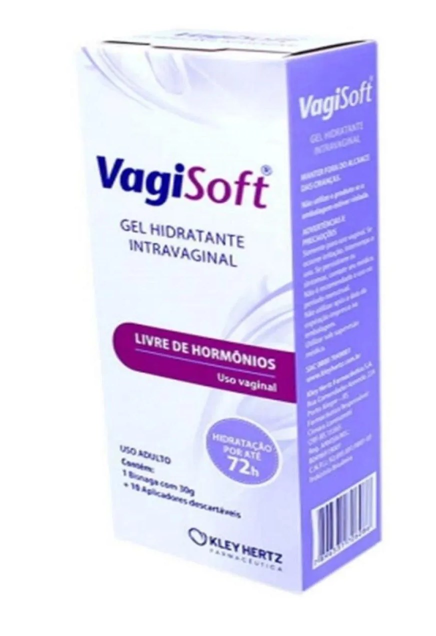 Vagisoft Gel Hidratante Intravaginal com 10 Aplicadores