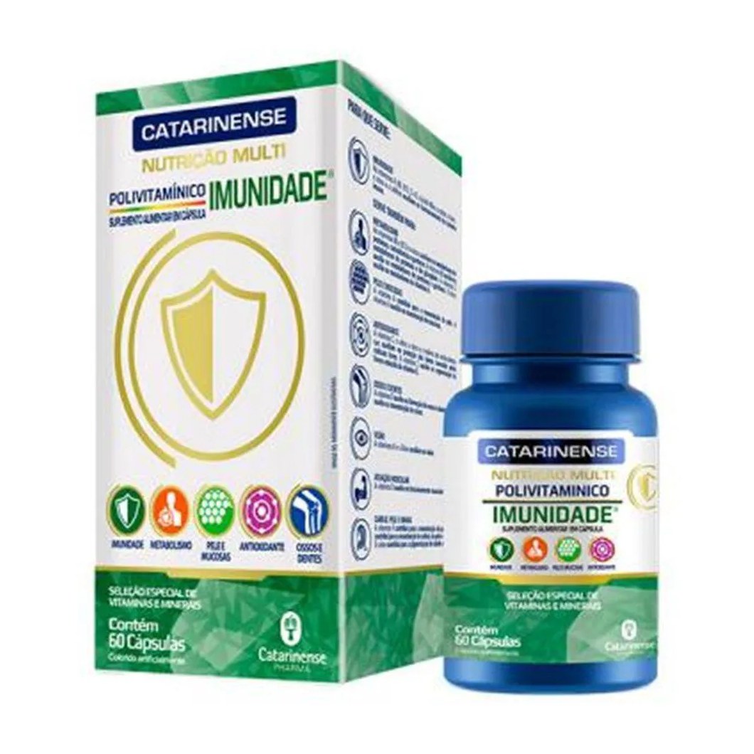 Polivitaminico Catarinense Imunidade Multi Nutricao 60caps