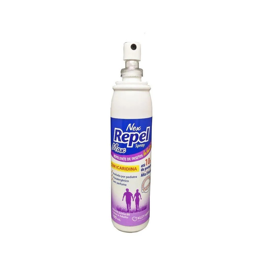 Nex Repel Repelente Spray Infantil Icaridina 100ml Kley Hert