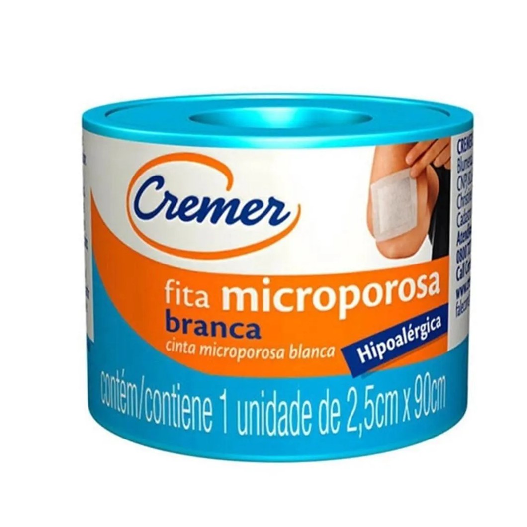 Cremer Fita Microporosa Branco 2,5cm X 90cm