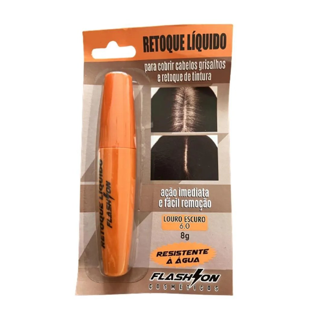 Retoque Liquido Flash On 6.0 Louro Escuro 8g