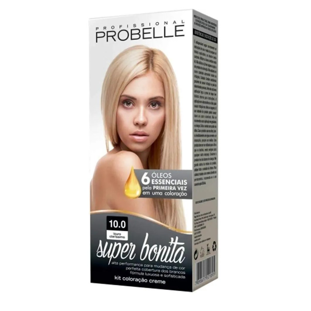 Tintura Probelle Super Bonita 10.0 Louro Clarissimo