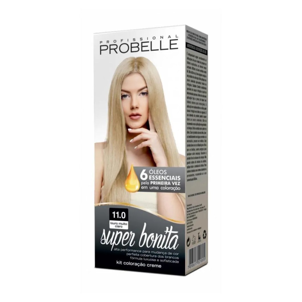 Tintura Probelle Super Bonita 11.0 Louro Muito Claro