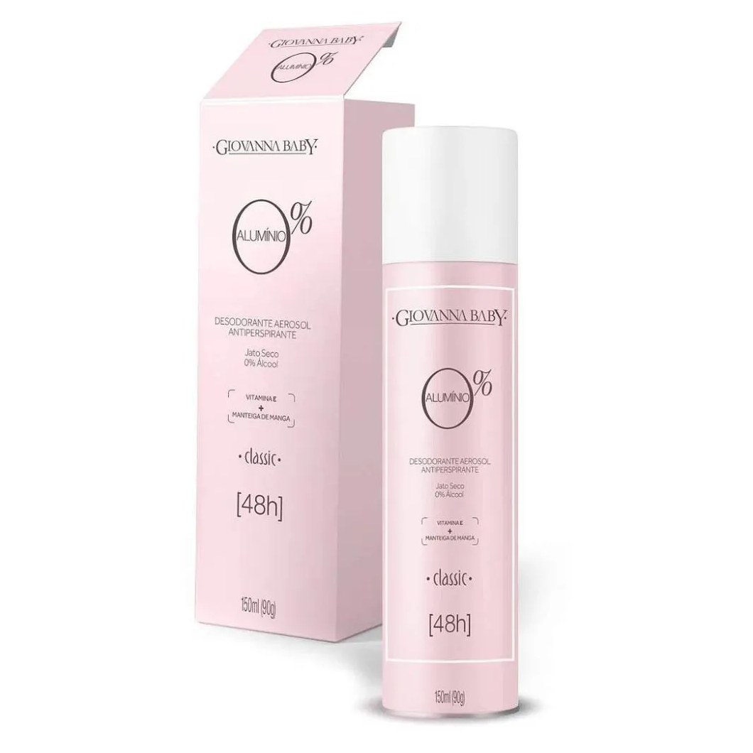 Desodorante Giovanna Baby Aero Classic 0% Aluminio 150ml