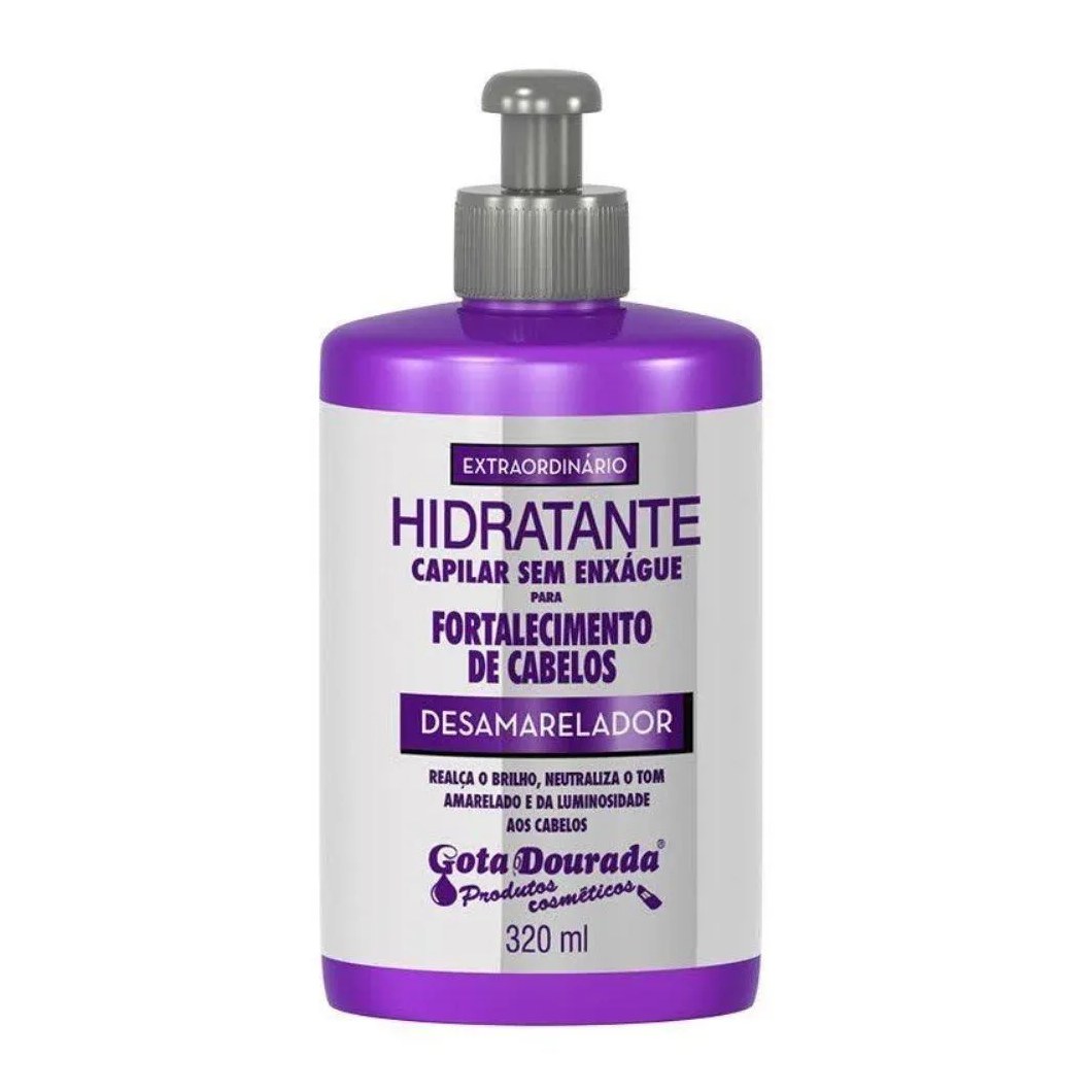 Creme de Pentear Gota Dourada Desamarelador 320ml