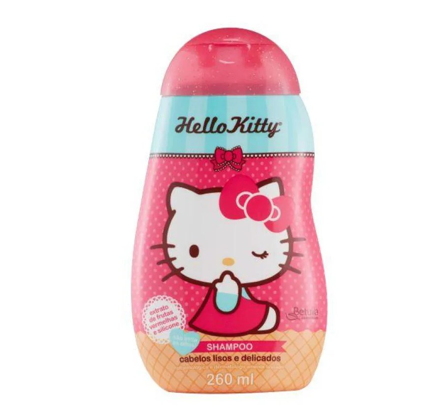Shampoo Hello Kitty Cabelos Lisos e Delicados 260ml