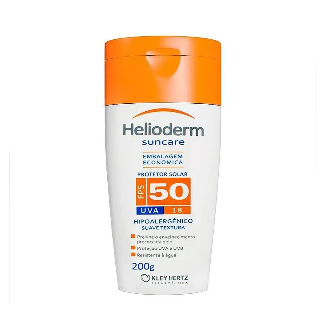 Helioderm Suncare Locao Bloqueadora Fps 50 200g