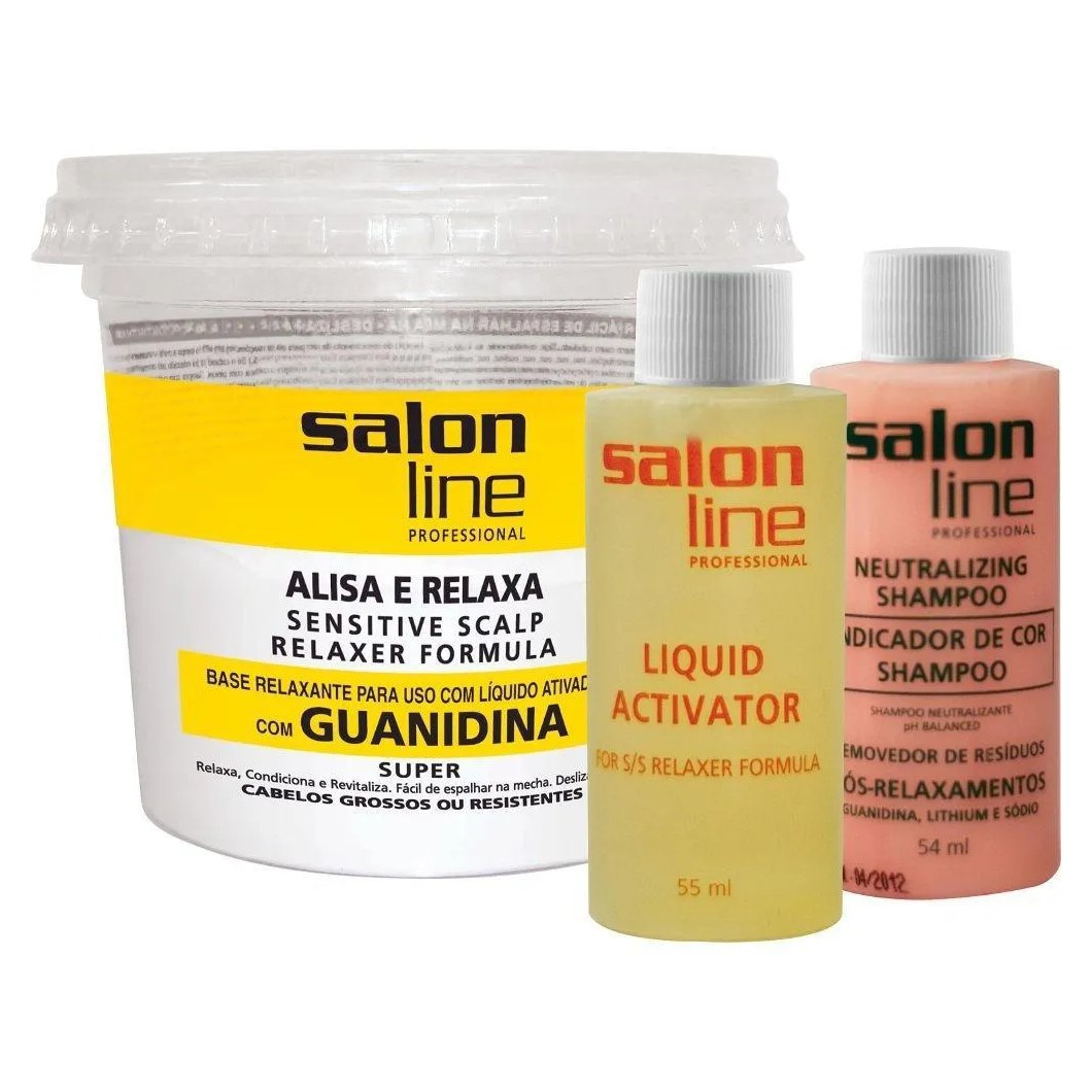 Alisante S Line Guanidina Pote Super - Cabelos Grossos 215g