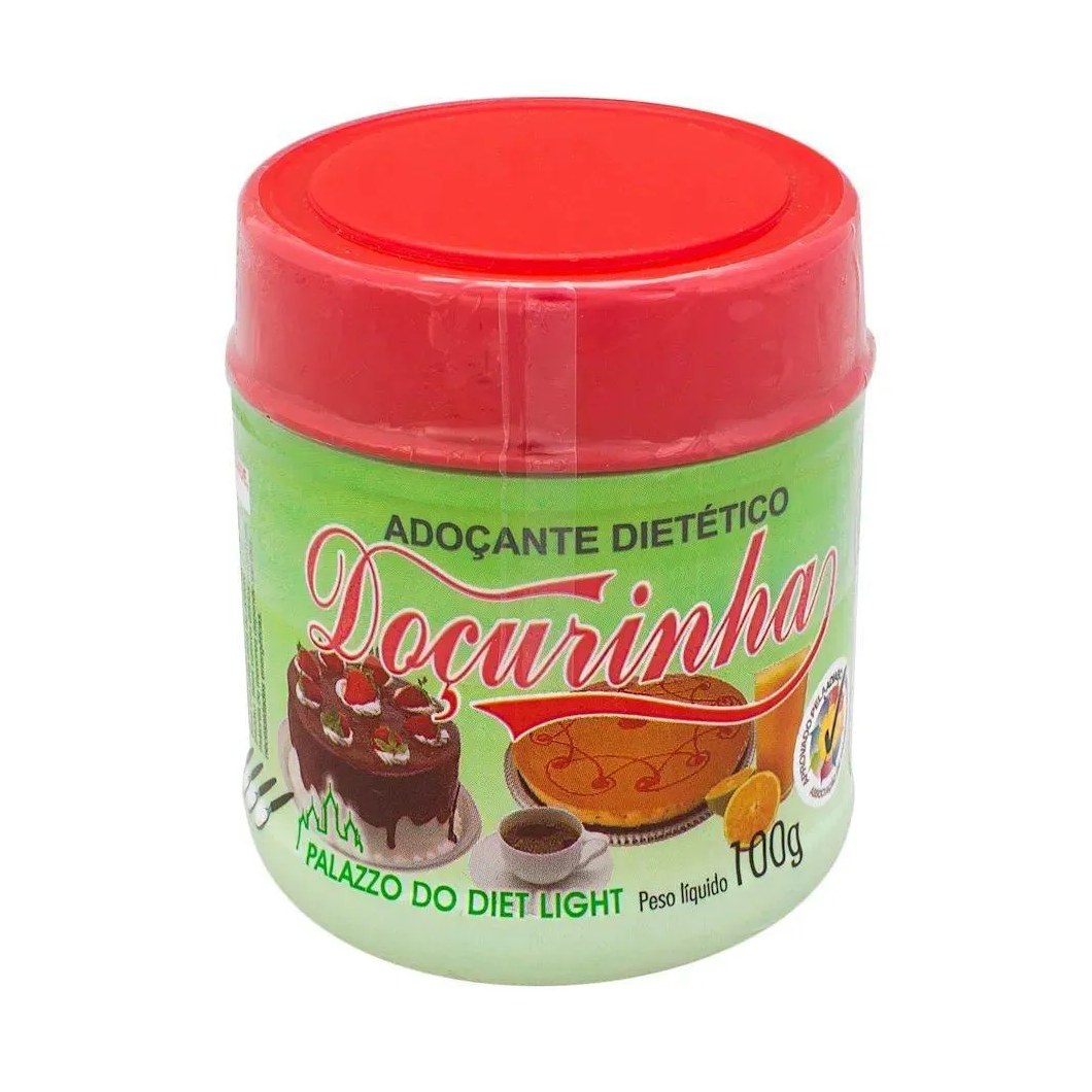 Adocante Dietetico Docurinha 100gr - Pallazo do Diet Light