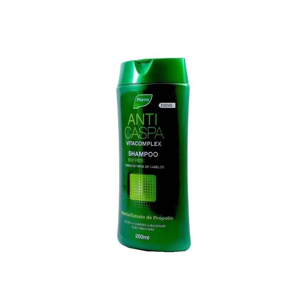 Shampoo Anticaspa Vitacomplex Refrescante Pharma 200ml