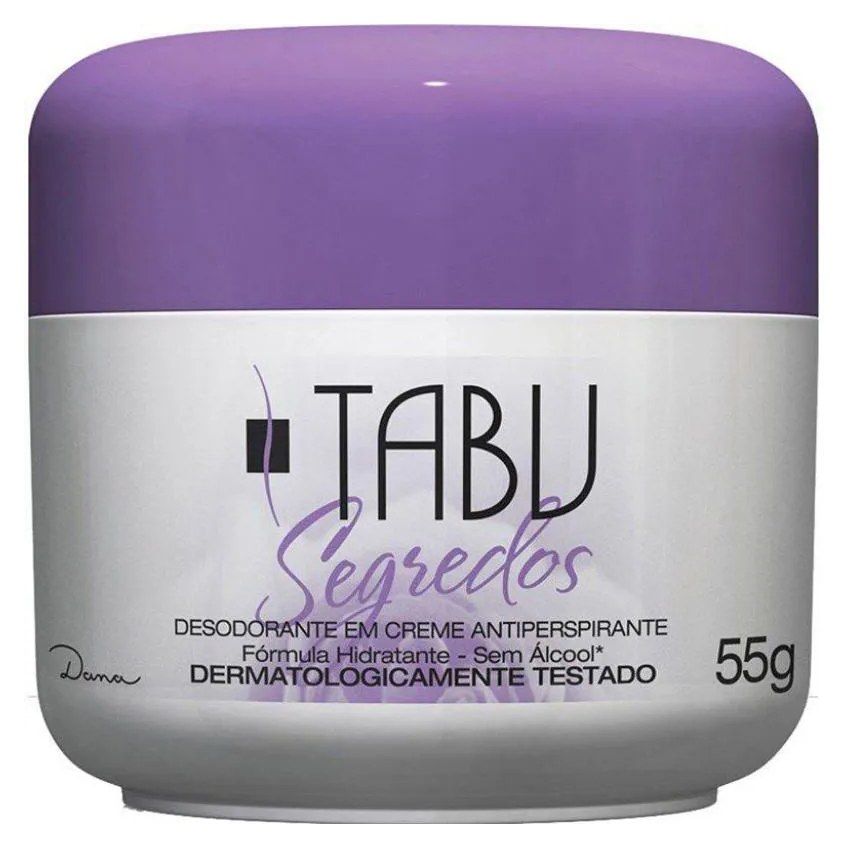 Desodorante Tabu Creme Segredos 55g