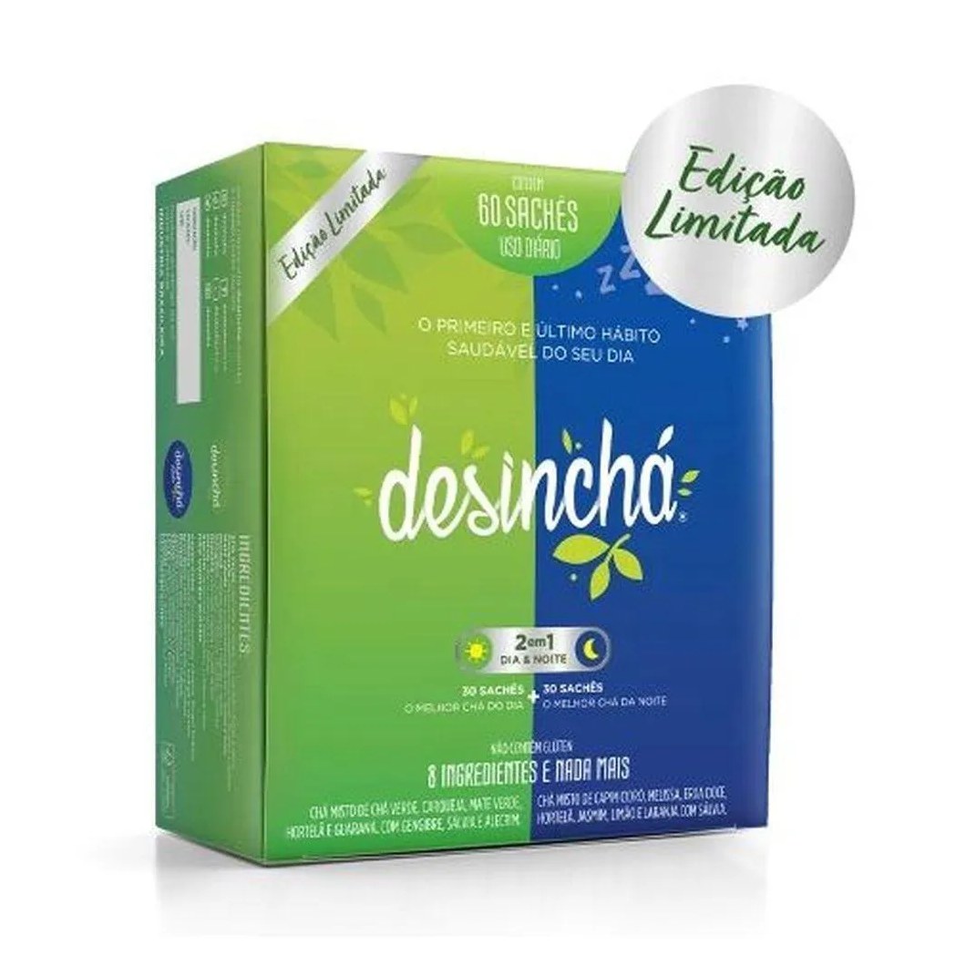 Desinchá Dia + Noite 60 Sachês