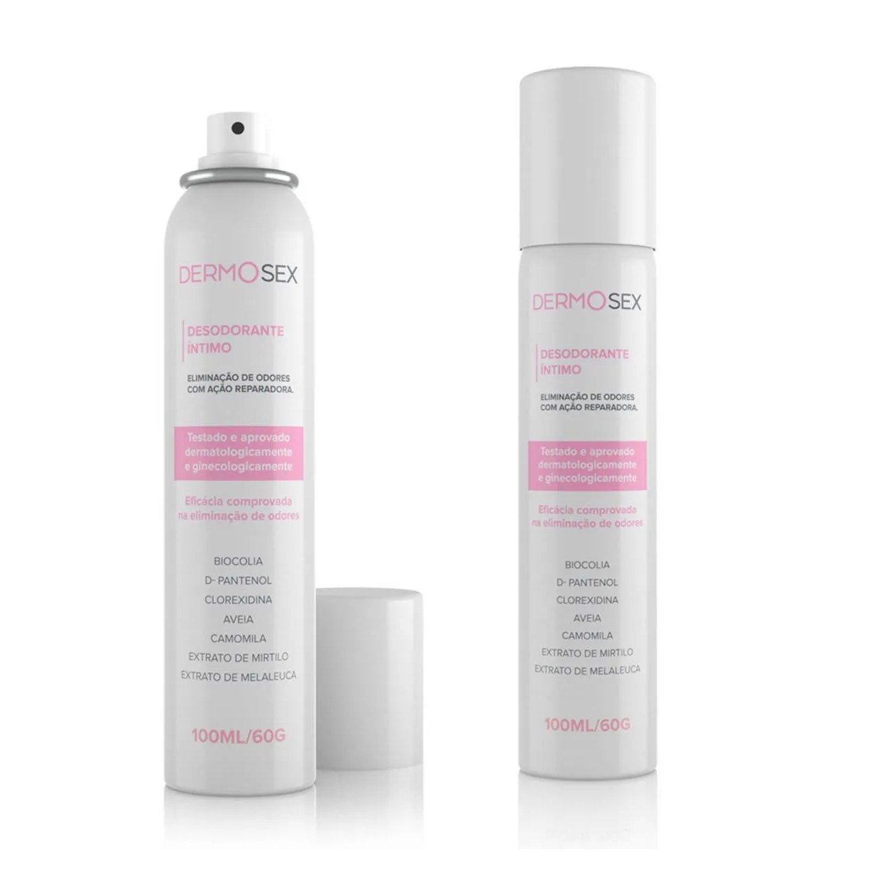 Kit 2 Perfume Intimo Feminino Desodorante Anti Foliculite Dermosex