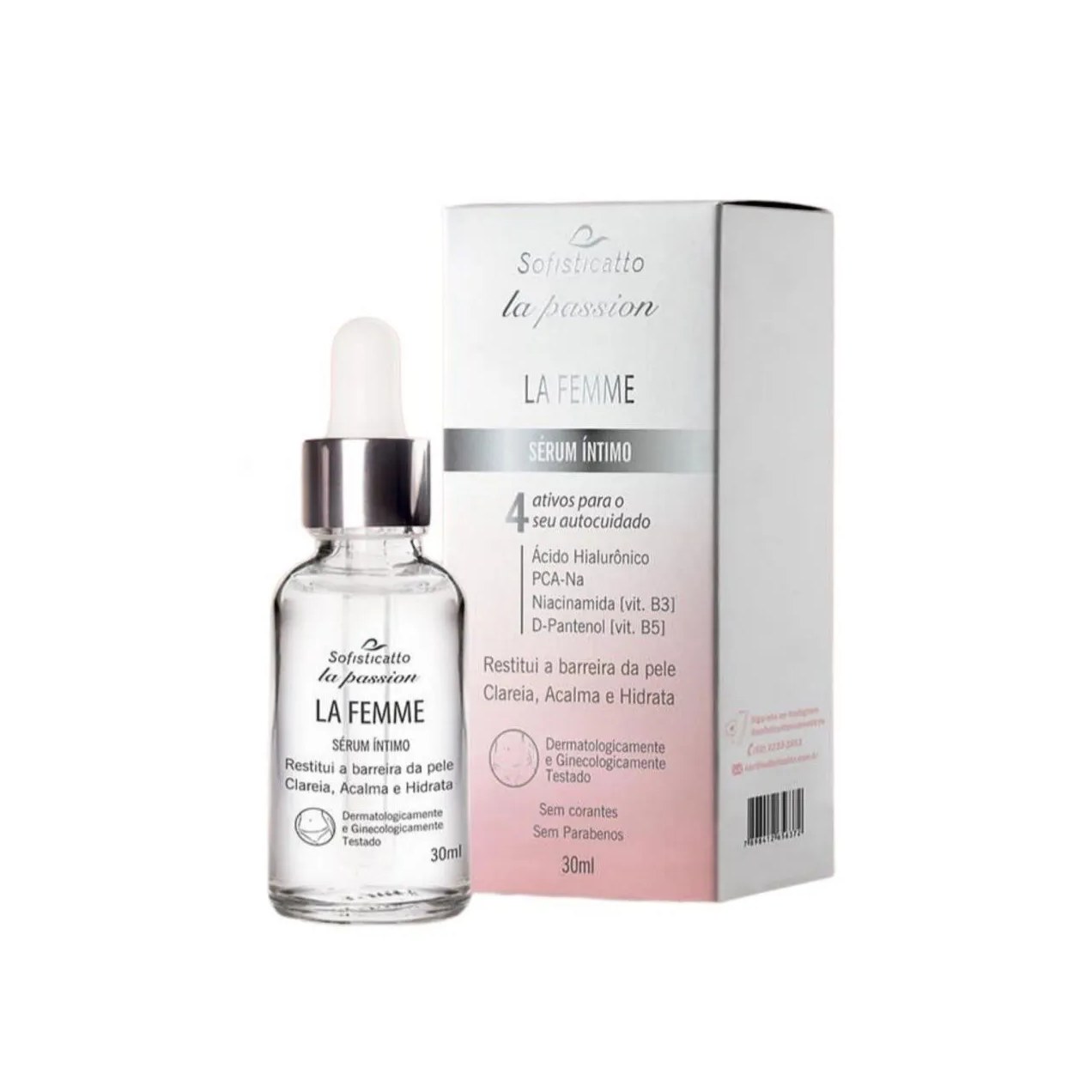 Sérum Hidratante Clareador Íntimo com Ácido Hialurônico 30ml