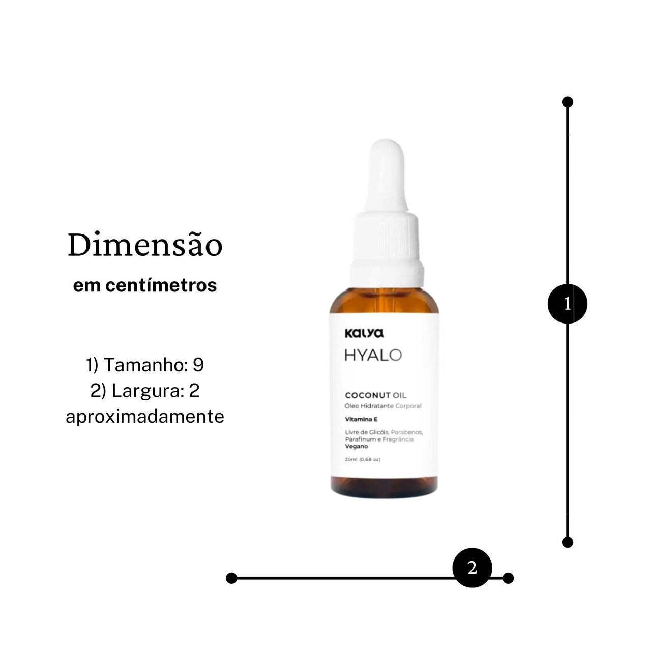 3 Oleo de Coco Cuidado Intimo Puro sem Perfume Hyalo Coconut