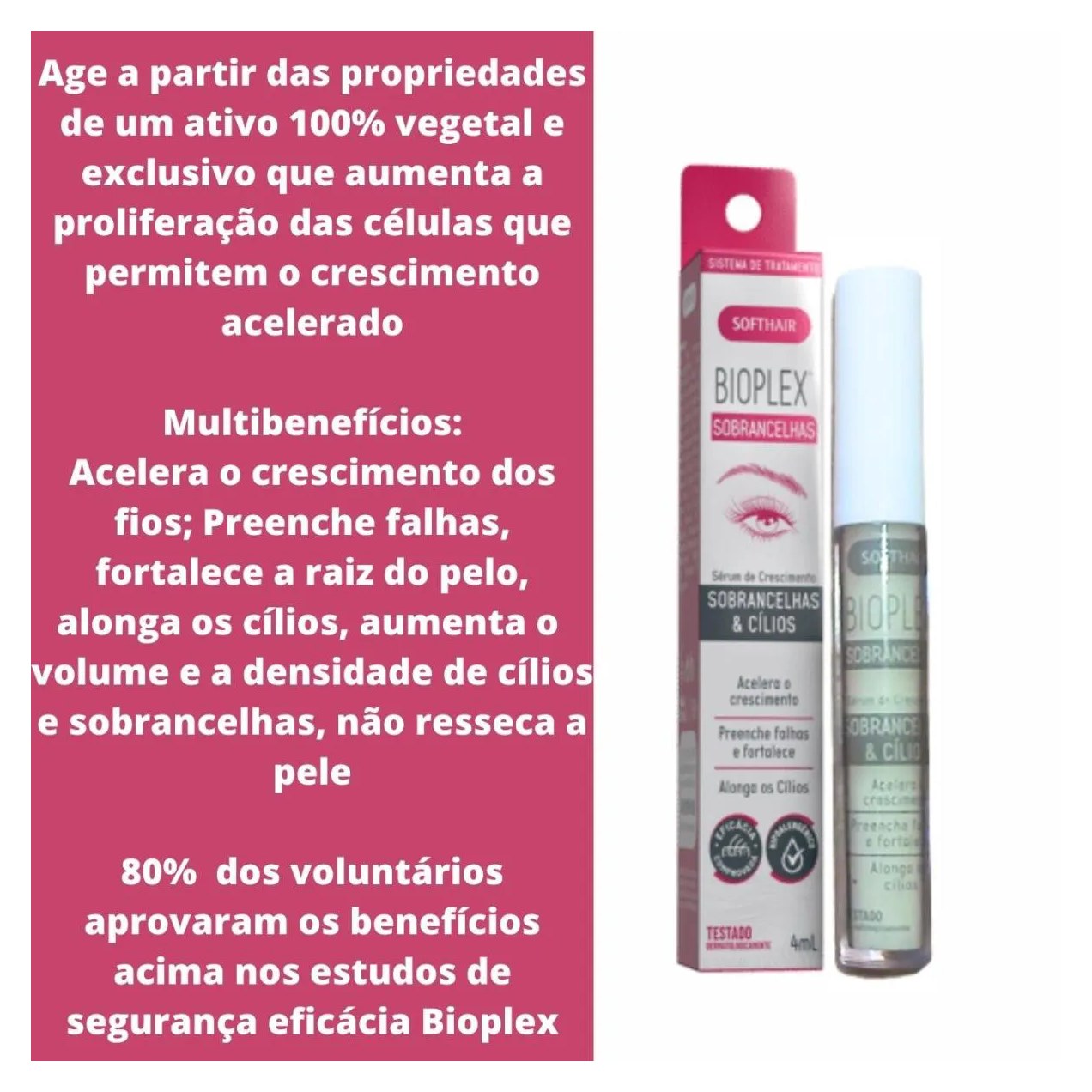 Serum para Crescer Cilios Sombrancelha Falhada Fortalecedor