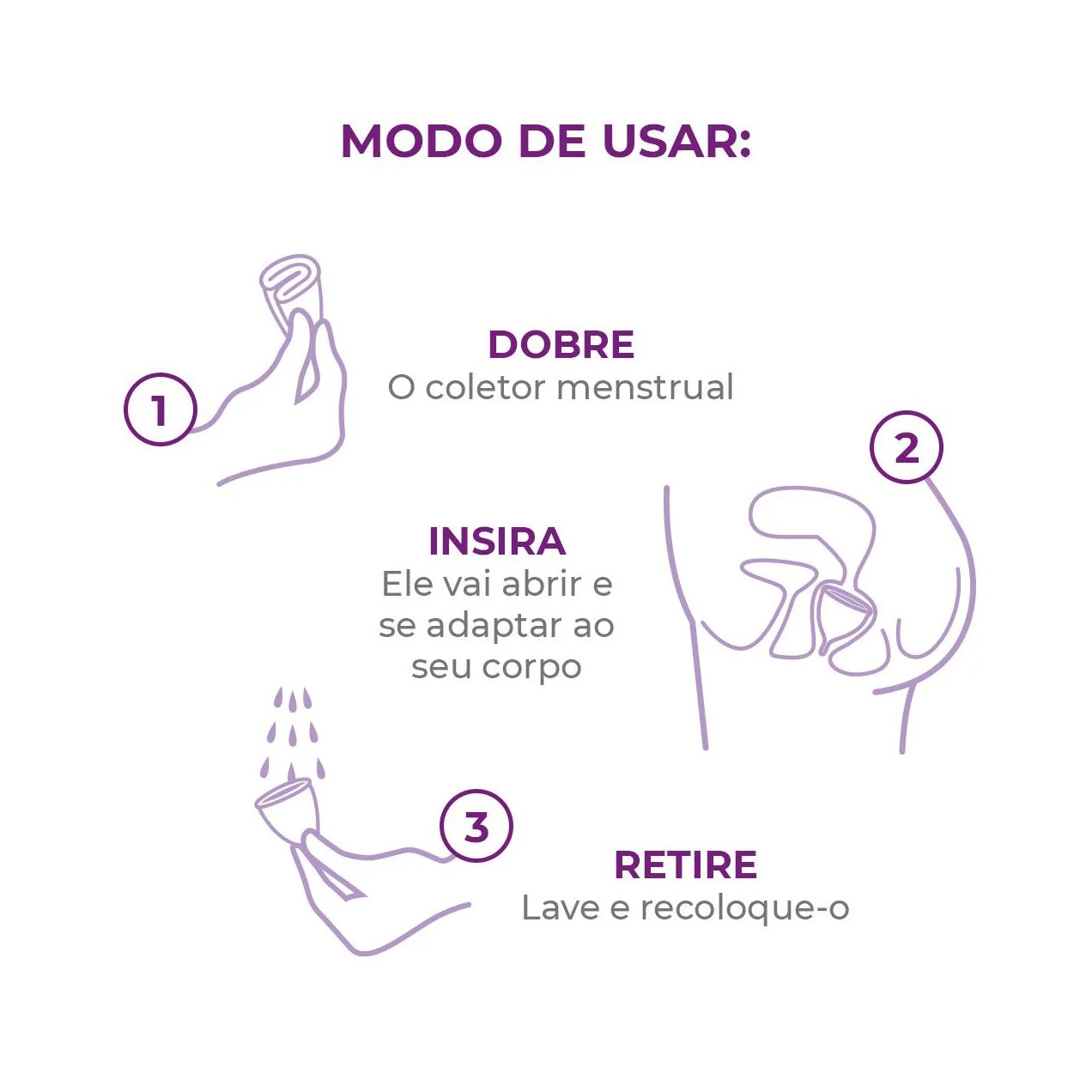 Coletor Menstrual Inciclo - B + Cápsula Esterilizadora Inciclo B (de 20 A 29 Anos E Sem Filhos)