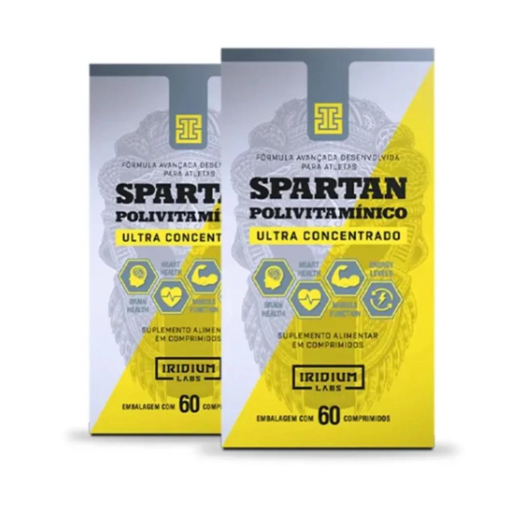 Kit 2x Polivitamínico Spartan Ultra Concentrado - 60 Comps Iridium Labs