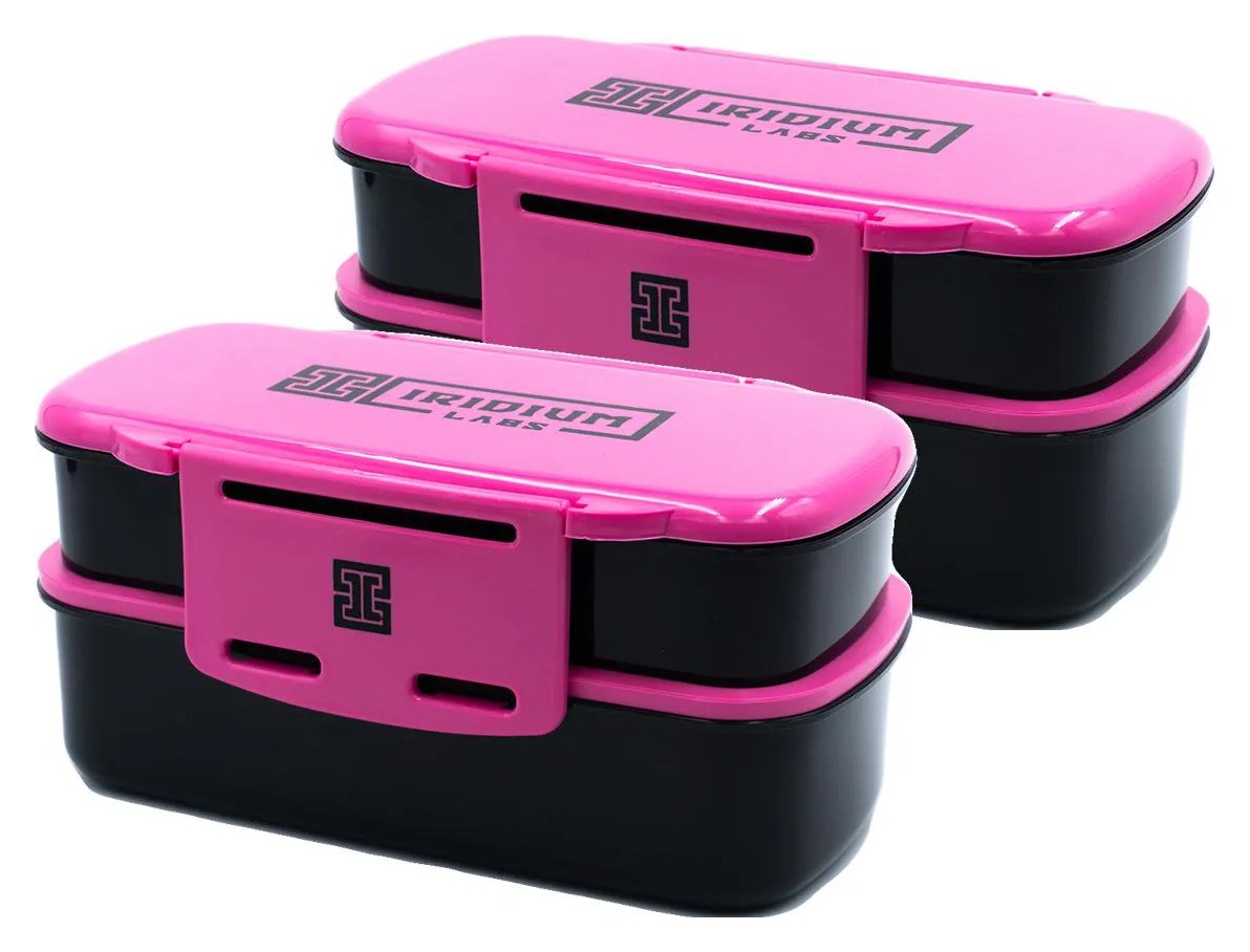 Kit 2x Marmiteira Lancheira 1.93l - Iridium Labs Rosa